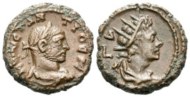 Egypt, Alexandria Constantius I Caesar, 293-305. Tetradrachm circa 295-296 (year 4) - From the Dattari collection.