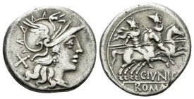 C. Iunius C. f. Denarius circa 149 - Ex Bertolami sale 113, 421.