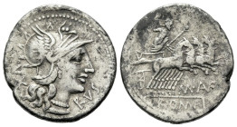 M. Aufidius Rusticus. Denarius circa 140