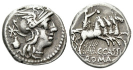 C. Cassius Longinus. Denarius circa 126 - Ex Artemide e-sale 17, 255.