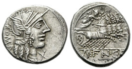 M. Faniuns C.f. Denarius circa 123