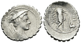 C. Mamilius Limetanus. Denarius serratus circa 82