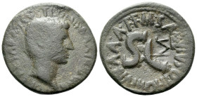 Octavian as Augustus, 27 BC – 14 AD As, M. Salvius Otho Rome 7 BC