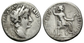 Tiberius, 14-37 Denarius Lugdunum circa 14-37