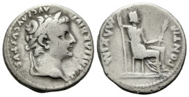 Tiberius, 14-37 Denarius Lugdunum circa 14-37