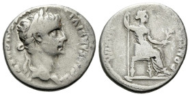 Tiberius, 14-37 Denarius Lugdunum circa 14-37