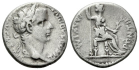 Tiberius, 14-37 Denarius Lugdunum circa 14-37