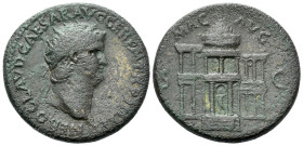 Nero, 54-68 Dupondius Lugdunum circa 64