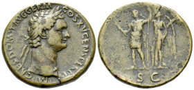 Domitian, 81-96 Sestertius Rome circa 90-91 - From the M. Oates collection.