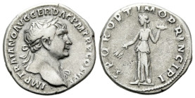 Trajan, 98-117 Denarius Rome circa 107