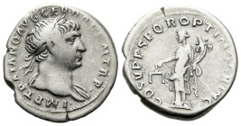 Trajan, 98-117 Denarius Rome circa 108-109