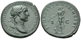 Trajan, 98-117 Sestertius Rome circa 104/5-107