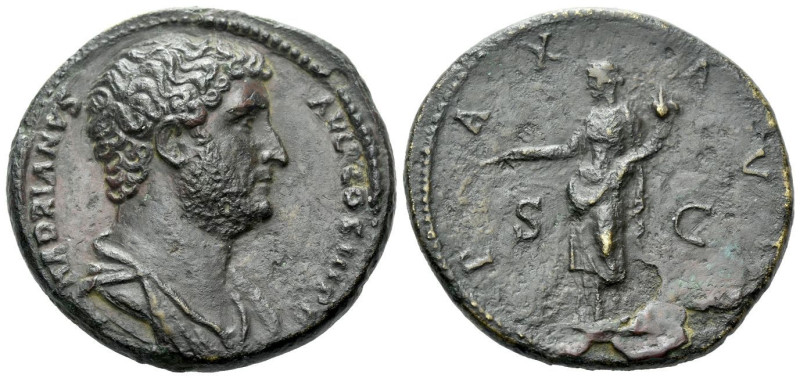 Hadrian, 117-138 Sestertius, work of the 'Alphaeus master' Rome circa 133-135, Æ...