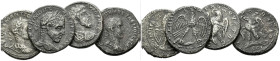 Marcus Aurelius, 161-180 Large lot of 4 Tetradrachms, contemporary imitation Antiochia III century