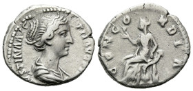 Faustina junior, daughter of Antoninus Pius and wife of Marcus Aurelius Denarius Denarius circa 145-161