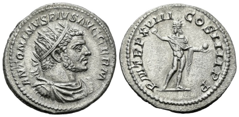 Caracalla, 198-217 Antoninianus Rome circa 215, AR 23.30 mm., 4.78 g.
ANTONINVS...