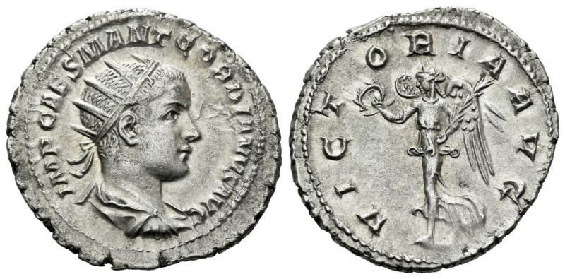 Gordian III, 238-244 Antoninianus Rome january-march 240, AR 23.00 mm., 3.91 g....