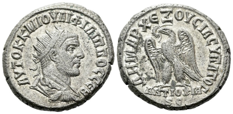 Philip I, 244-249 Tetradrachm Antiochia circa 247, AR 26.00 mm., 12.35 g.
Radia...