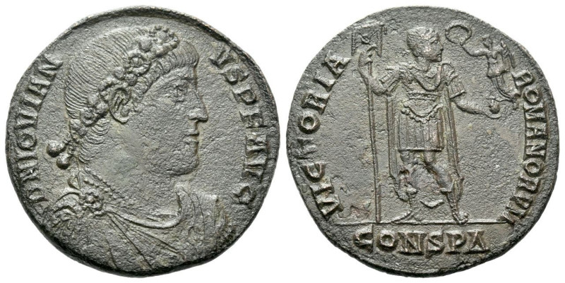 Jovian , 363-364 Double Maiorina Constantinople circa 363-364, Æ 26.70 mm., 8.29...