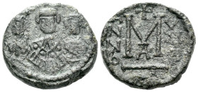 Heraclius, with Martina and Heraclius Constantine, 610-641 40 Nummi Ravenna 618-619 - Ex Roma, The Byzantine Collection, 18 June 2023, 155 and ex Roma...