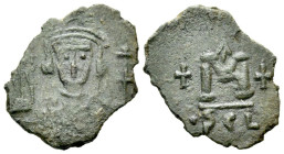 Justinian II. Second reign, 705-711 Follis Syracuse circa 707