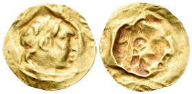 Silk road region Bracteate, imitating Seleucid V-VIII century