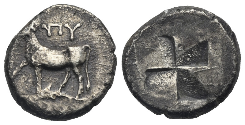 Thrace, Byzantion. Siglos or Drachm circa 340-320 BC. AR 16.60 mm, 5.19 g.
About...