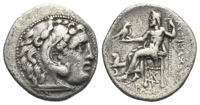 Kings of Thrace. Lysimachos, 305-281 BC. In the type of Alexander III. Drachm, '...