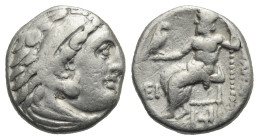 Kings of Macedon. Alexander III 'the Great', 336-323 BC. Posthumous issue. Drachm, Kolophon circa 319-310 BC. AR 15.18 mm, 4.23 g. 
Good Fine