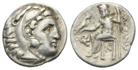 Kings of Macedon. Antigonos I Monophthalmos, as Strategos of Asia, 320-306/5 BC. In the name and types of Alexander III. Drachm, Lampsakos circa 310-3...
