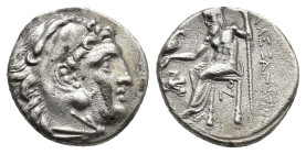 Kings of Macedon. Alexander III 'the Great', 336-323 BC. Posthumous issue. Drachm, Lampsakos circa 310-301 BC. AR 16.41 mm, 4.16 g. 
VF
