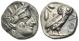 Attica, Athens. Tetradrachm circa 454-404. AR 22.47 mm, 17.15 g.
VF