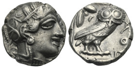 Attica, Athens. Tetradrachm circa 454-404. AR 23.53 mm, 17.08 g.
VF