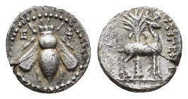 Ionia, Ephesos. Magistrate (?). Drachm circa 320-200 BC. AR 16.42 mm, 4.00 g. 
Flan crack and struck with worn dies, otherwise, VF
