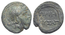 Ionia, Priene. Bronze struck under the magistrate Lysago, circa 290-250 BC. Æ 15.38 mm, 2.74 g. 
About VF