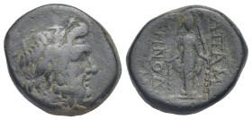 Phrygia, Apameia. Bronze circa 88-40 BC. Æ 21.44 mm, 8.81 g. 
Deposits. About VF