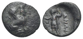 Pamphylia, Perge. Bronze circa 260-230 BC. Æ 15.38 mm, 1.92 g. 
Good Fine
