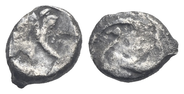 Cilicia, Mallos(?). Obol circa 440-390 BC. AR 10.73 mm, 0.76 g. 
Fine