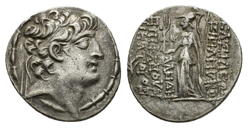 Seleukid Kings. Seleukos VI Epiphanes Nikator, 96-94 BC. Tetradrachm, Seleukeia ...