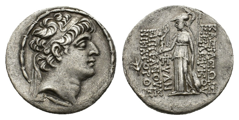 Seleukid Kings. Seleukos VI Epiphanes Nikator, 96-94 BC. Tetradrachm, Seleukeia ...