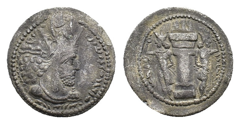 Sasanian Kings. Shapur I, 241-272. Drachm, mint I "Ctesiphon" circa 260-272. AR ...