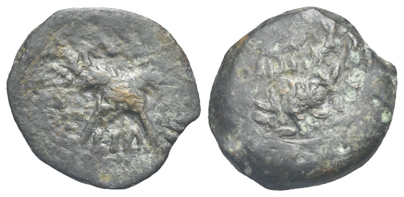 Judaea, Roman Administration. Claudius, 41-54. Prutah, struck under the procurat...