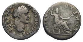 Vespasianus, 69-79. Denarius, Rome 73. AR 18.41 mm, 3.15 g.
About VF

From a Swiss collection, formed before 2005.