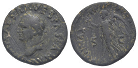 Vespasian, 69-79. Semis, uncertain mint in Asia Minor (Ephesus?) circa 77-78. Æ 19.03 mm, 3.82 g. 
Good Fine