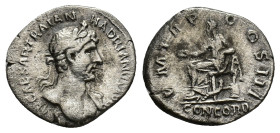 Hadrian, 117-138. Denarius, Rome circa 118. AR 19.00 mm, 3.00 g. 
Harshly cleaned, otherwise, About VF