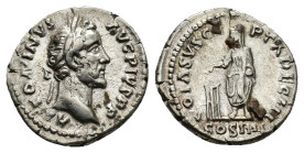 Antoninus Pius, 138-161. Denarius, Rome 158-159. AR 17.4 mm, 3.10 g.
Edge splits and some oxidation spots, otherwise, Good VF