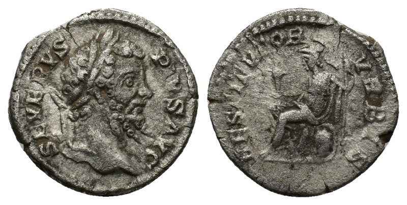 Septimius Severus, 193-211. Denarius, Rome circa 202-210. AR 18.15 mm, 3.22 g.
A...