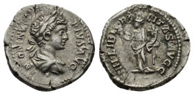 Caracalla, 198-217. Denarius, Rome circa 201-206. AR 19.24 mm, 3.50 g.
Some edge splits, otheriwse, VF