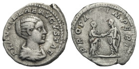 Plautilla, wife of Caracalla, 202-205. Denarius, Rome 202-203. AR 17.74 mm, 3.10 g.
VF