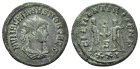 Numerian, as Caesar, 282-283. Antoninianus, Cyzicus 283. Æ 20.86 mm, 3.22 g. 
VF